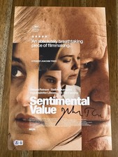Joachim Trier ‘Sentimental Value' Director Signed 12x18 Photo Beckett Certified