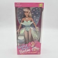 1994 Barbie Bubble Angel Doll With Bubble Solution Magic Wings Mattel 12443 NIB