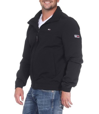 Tommy Jeans Herren Jacke Essential Bomber Übergangsjacke Schwarz S M L XL 2XL