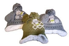 3 New Toby Me Winter Hat Glove Sets Blue Green toddler