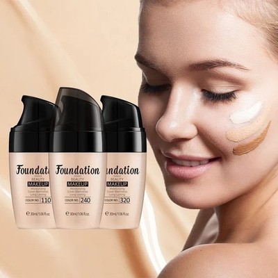 Flüssiger Foundation-Concealer vollflächiges Make-up matt aufhellen langanhaltend UK