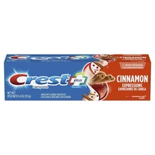 Crest Plus Complete Anticavity Toothpaste Cinnamon Flavor 5.4 Ounce 12 Pack