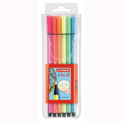 Fasermaler Stabilo Pen 68 neon Farben