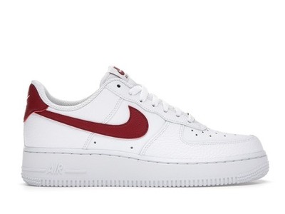 Nike Air Force 1 Low White Team Red - CZ0326-100 Men's Shoes