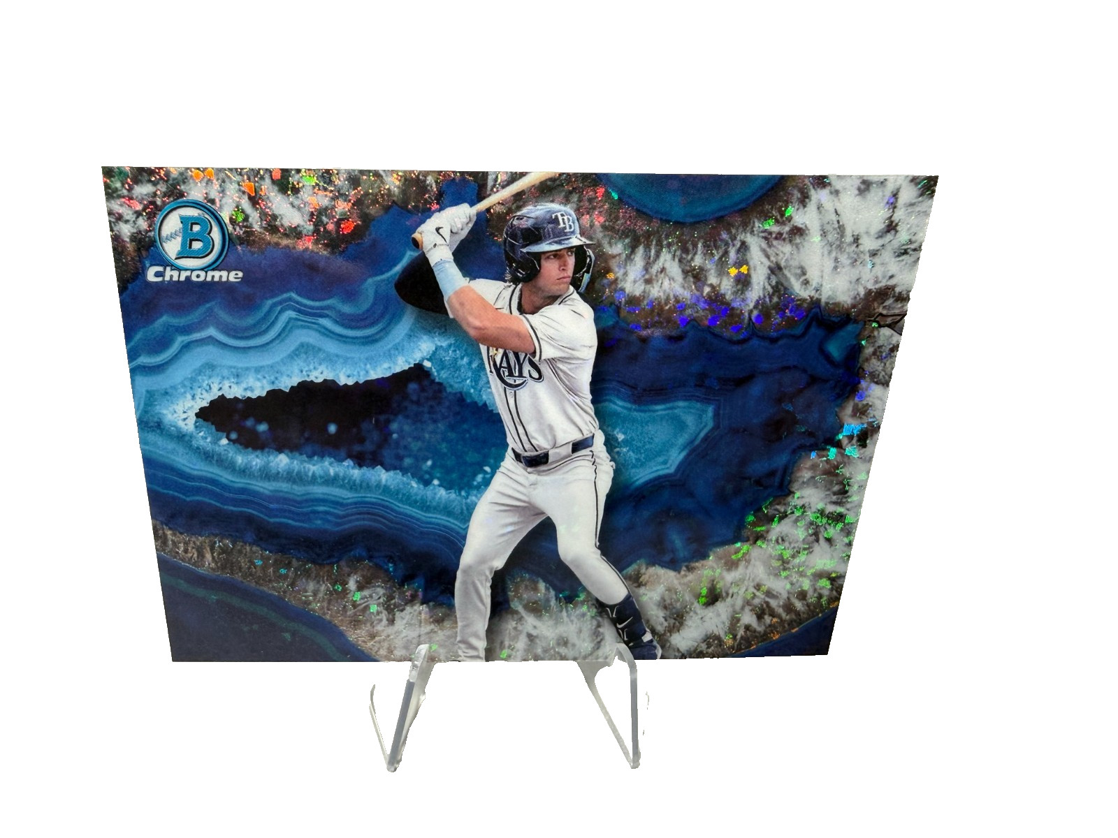Carson Williams 2025 Bowman Chrome Crystalized #BWC-14 Rays