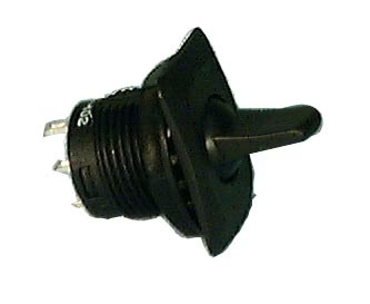 Philmore 30-10329 SPDT (ON)-OFF-(ON) Round Paddle Lever Toggle Switch 6A@125V AC - Picture 1 of 1