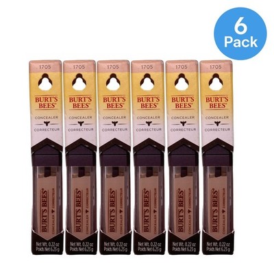 Burt's Bees Concealer 1705 6 Pack Full Coverage Natural Finish