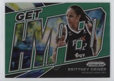 2022 Panini Prizm WNBA Get Hyped Green Prizm Brittney Griner #9 0b3