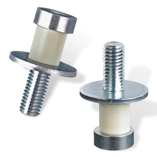 2 PCS Car Door Lock Striker Repair Kit, Rust-Proof Metal Cylindrical Door 