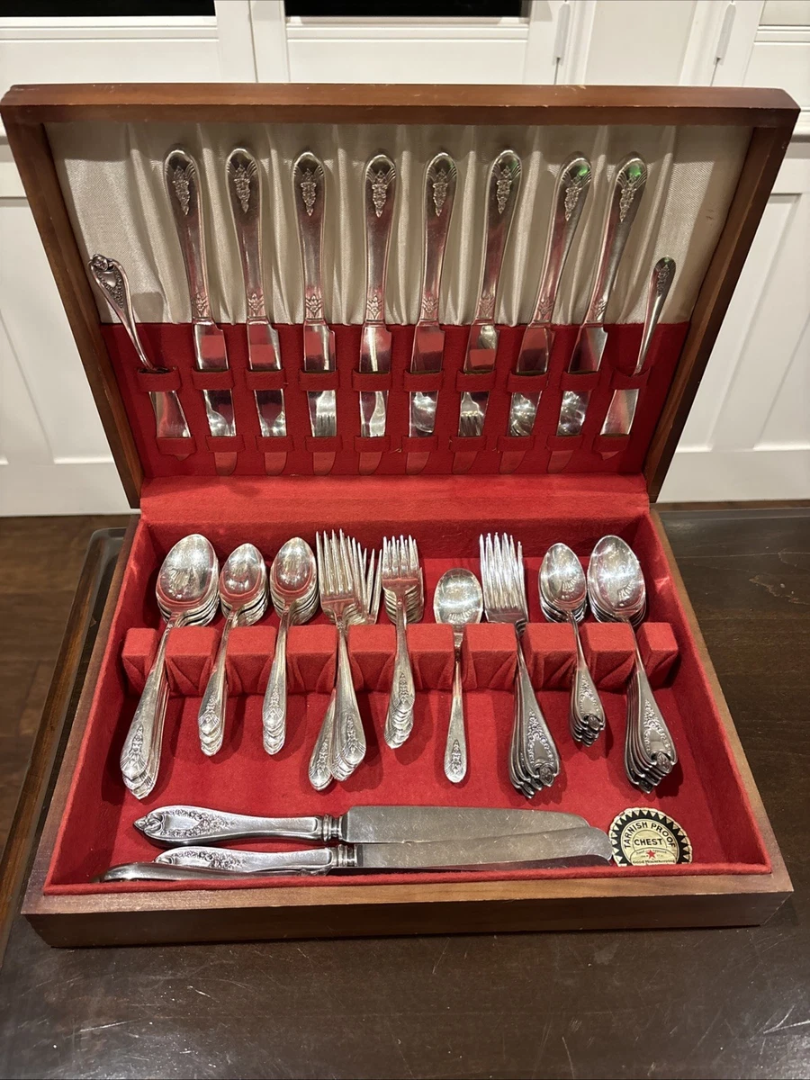 Wm. Rogers & Son Antique US Silver-Plated Flatware Sets for sale