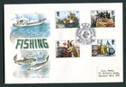 1981 Fishing Stuart FDC. Mission Deep Sea Aberdeen First Day Cover. SG 1166-1169