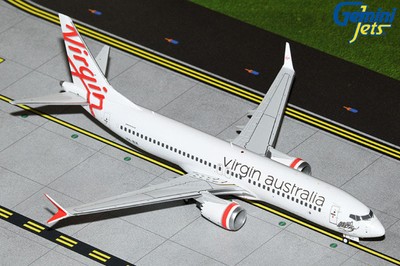 G2VOZ943 GeminiJets 737 MAX 8 1/200 Model VH-8IA Virgin Australia