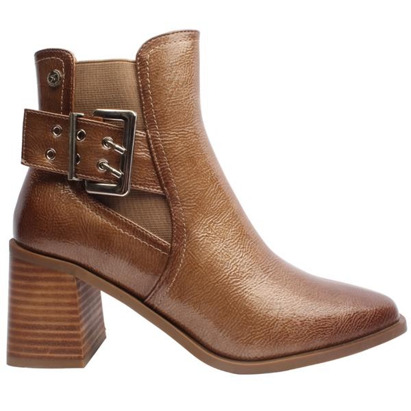 XTI Botines De Mujer Con Tacón Elegantes En Charol Zapatos 144315