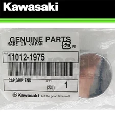 NEW 1996 - 2025 GENUINE OEM KAWASAKI VULCAN GRIP END CAP CHROME 11012-1975