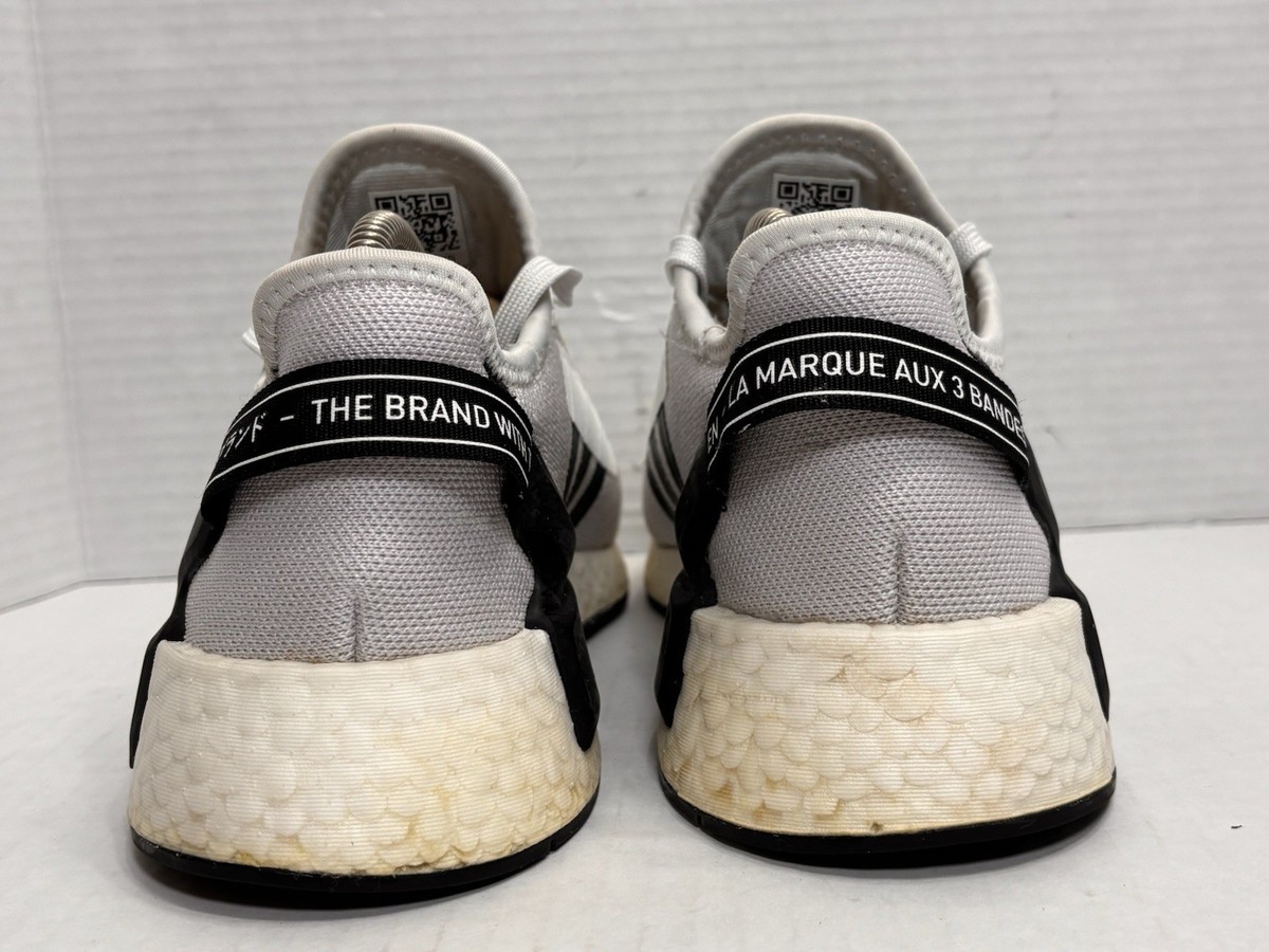 adidas NMD R1 V2 Parley GX6368 White Black Boost Men 5 Women 6.5