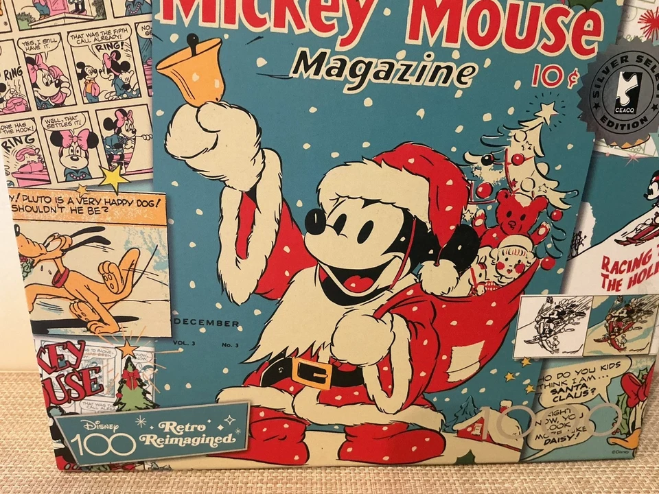 迪士尼米老鼠复古重新想象 1000 件拼图银色精选新品 — 第 3/4 张图片