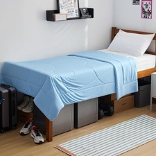 Cooling Comforter Twin Size - GentleSoft Moisture Wicking Cooling Blanket for
