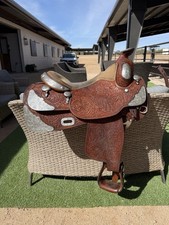 Broken Horn Western Saddle 16   Todd Sommers Used