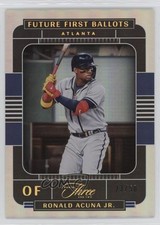 2022 Three and Two Future First Ballots Holo Gold 23/50 Ronald Acuna Jr 6fs