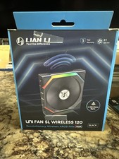 Lian Li UNI FAN SL Revolutionary Wireless 120 ARGB Fan, Black