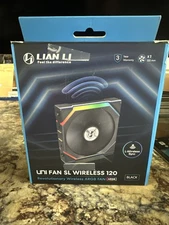 Lian Li UNI FAN SL Revolutionary Wireless 120 ARGB Fan, Black