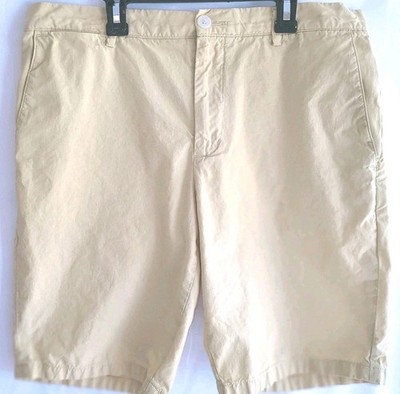 Club Monaco New York Mens 32 Flat Front Chino Shorts Yellow