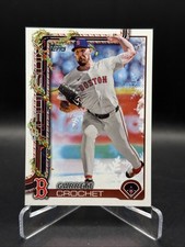 Garrett Crochet 2025 Topps Holiday Cookie Red Back Variation SP - #H22 Red Sox