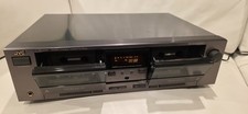 VNTG JVC TD-W205 STEREO DOUBLE CASSETTE DECK DOLBY B-C NR - DOLBY HX PRO l       