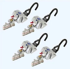 Q'Straint Retractors x4 used in wheelchair accessible vehicle Ltrack