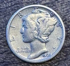 1929 S Mercury Dime Silver Circulated Business Strike Uncertified