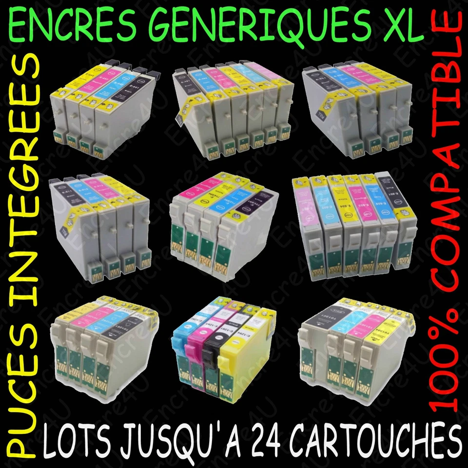 cartouches encre compatible non-oem imprimante epson Stylus T0711 T1285 T1295