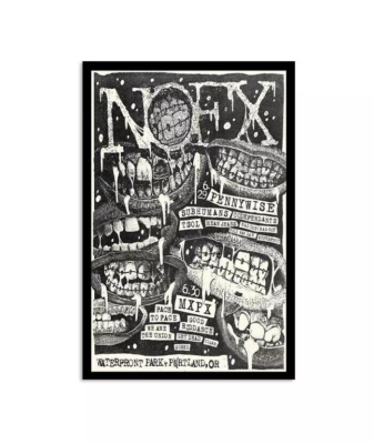 #ad NOFX Tour 2024 Portland OR June 29 30 2024 Unframe Poster $19.88