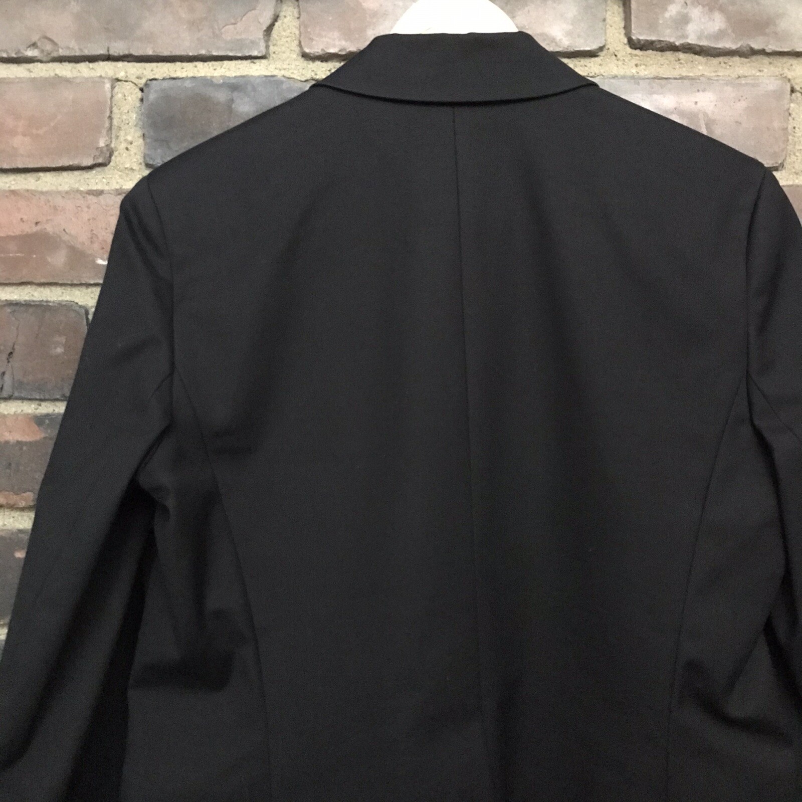 Theory | Black Structured Three Button Blazer Siz… - image 5