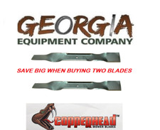 2 USA MADE GX22250 JOHN DEERE COPPERHEAD MULCHING BLADES FREE SHIPPING