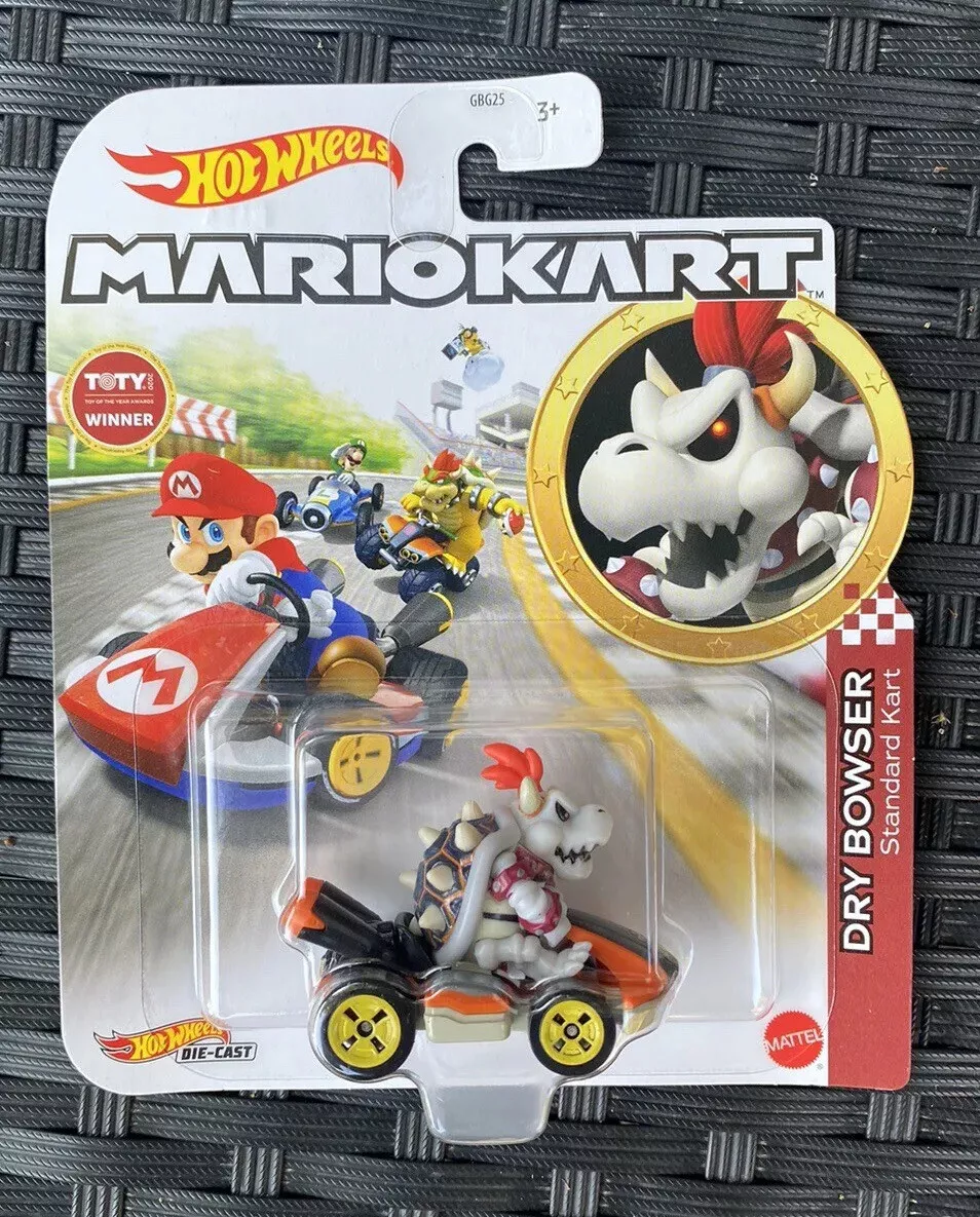 Hot Wheels Mario Kart Bowser with Standard Kart Racer