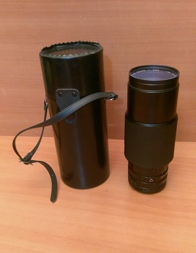 AUTO ROKUNAR NO. 715706 MC ZOOM 1:38 70-210mm HOYA HMC SKYLIGHT (1B) AND CASE