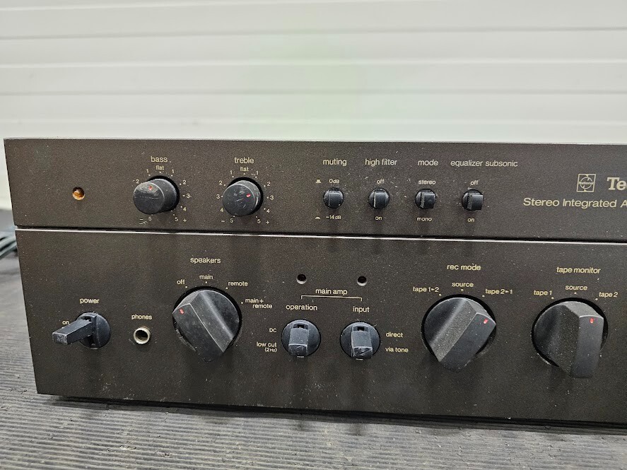 Technics SU-8080 Stereo Integrated Amplifier Vintage Hi-Fi Working