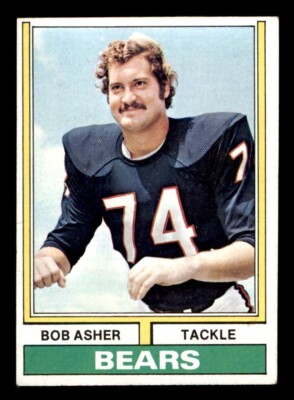 1974 Topps Football #256 Bob Asher EX *d3