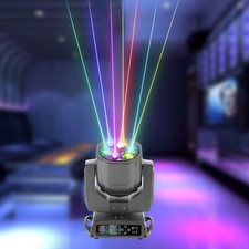 7x15W RGBW Bee Eye Moving Head Stage Light Laser Projector DMX DJ Party Show USA