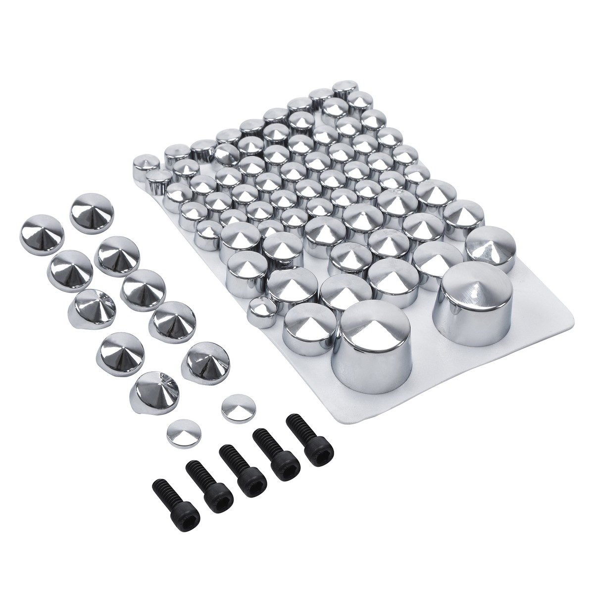 専用ページ　S-0 Motorcycle Chrome Topper Bolt Cap Cover Fit For Harley Davidson