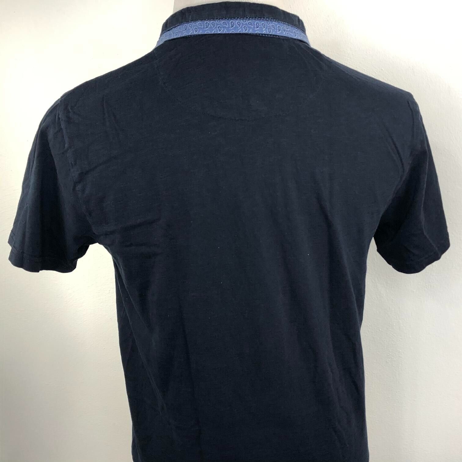 Steel & Jelly Men's Short Sleeve Blue Polo Shirt M EUC