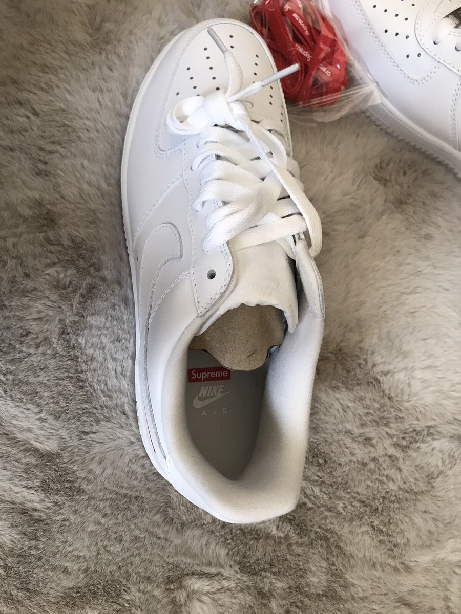Supreme × Nike Air Force 1 Low White26.0 Supreme Nike Air Force 1 Low (SS25) - $124
