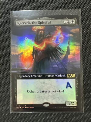 Kaervek, the Spiteful (Extended Art) Core Set 2021 Foil NM A