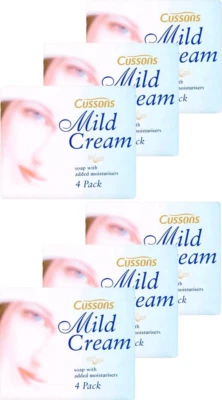 Cussons Mild Cream Bar Soap, 4 x 90g x 6