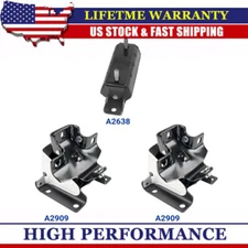 3PCS Motor & Trans Mount Set for 99-07 Chevy Silverado 1500 4.8L/ 5.3L/ 6.0L 4WD