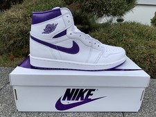Air Jordan 1 Retro High OG Court Purple Sz WMN 11.5 / MENS 10  CD0461 151