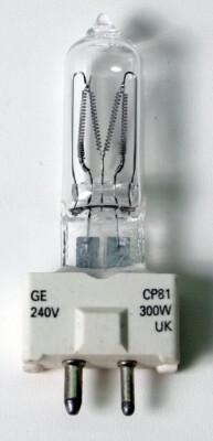 Original GE Lighting 39779 CP81 Studio Theater Lampe 240V/300W GY9.5  #16070