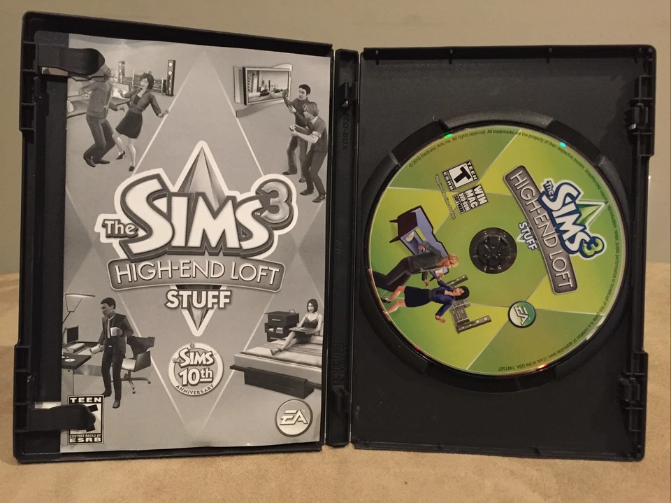 Sims 3: High-End Loft Stuff (Windows/Mac, 2010) Complete - VERY GOOD CONDITION - Image 3 of 4