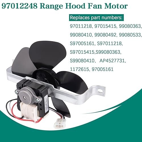 Range Hood Vent Fan Blade Motor Assembly Kitchen Exhaust Broan NuTone