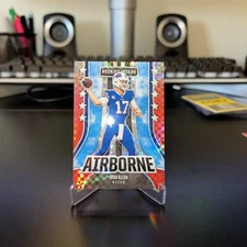 2023 Panini Rookies & Stars - Airborne Red Plaid #AI-4 Josh Allen